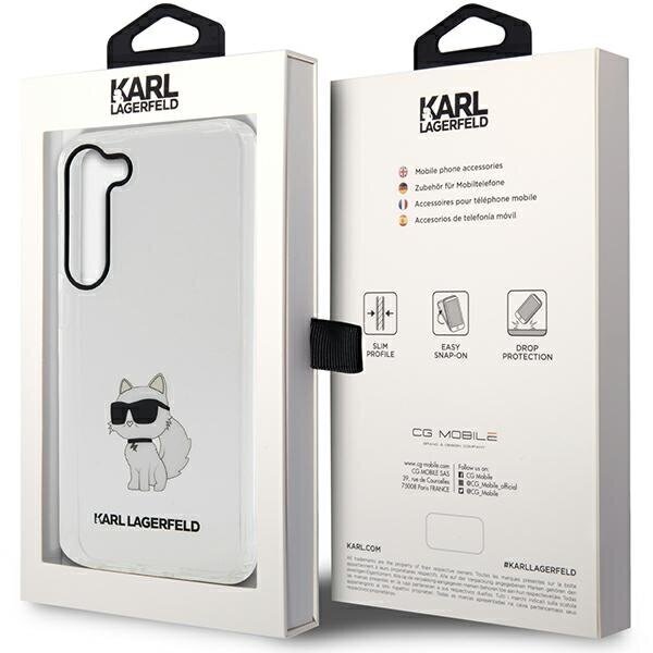 Karl Lagerfeld KLHCS23MHNCHTCT, läbipaistev hind ja info | Telefonide kaitsekaaned ja -ümbrised | hansapost.ee