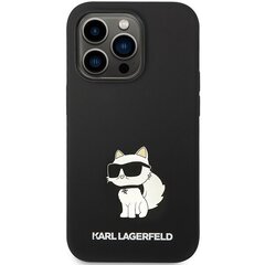 Karl Lagerfeld KLHMP14LSNCHBCK iPhone 14 Pro 6,1" hardcase czarny|black Silicone Choupette MagSafe цена и информация | Чехлы для телефонов | hansapost.ee