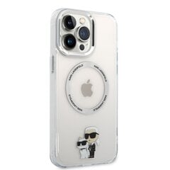 Karl Lagerfeld MagSafe Compatible Case IML Karl and Choupette NFT for iPhone 13 Pro Transparent цена и информация | Чехлы для телефонов | hansapost.ee