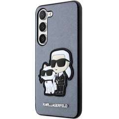 Karl Lagerfeld KLHCS23SSANKCPG S23 S911 hardcase szary|grey Saffiano Karl & Choupette цена и информация | Чехлы для телефонов | hansapost.ee