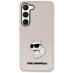 Karl Lagerfeld KLHCS23SSNIKBCP S23 S911 hardcase różowy|pink Silicone Ikonik цена и информация | Чехлы для телефонов | hansapost.ee