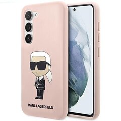 Karl Lagerfeld KLHCS23SSNIKBCP S23 S911 hardcase różowy|pink Silicone Ikonik цена и информация | Чехлы для телефонов | hansapost.ee
