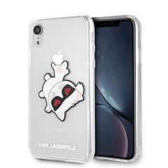 Karl Lagerfeld KLHCI61CFHE iPhone Xr hardcase transparent Choupette Fun цена и информация | Чехлы для телефонов | hansapost.ee