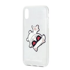 Karl Lagerfeld KLHCI61CFHE iPhone Xr hardcase transparent Choupette Fun цена и информация | Чехлы для телефонов | hansapost.ee