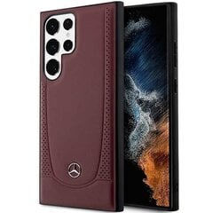 Mercedes MEHCS23LARMRE S23 Ultra S918 czerwony|red hardcase Leather Urban Bengale цена и информация | Чехлы для телефонов | hansapost.ee