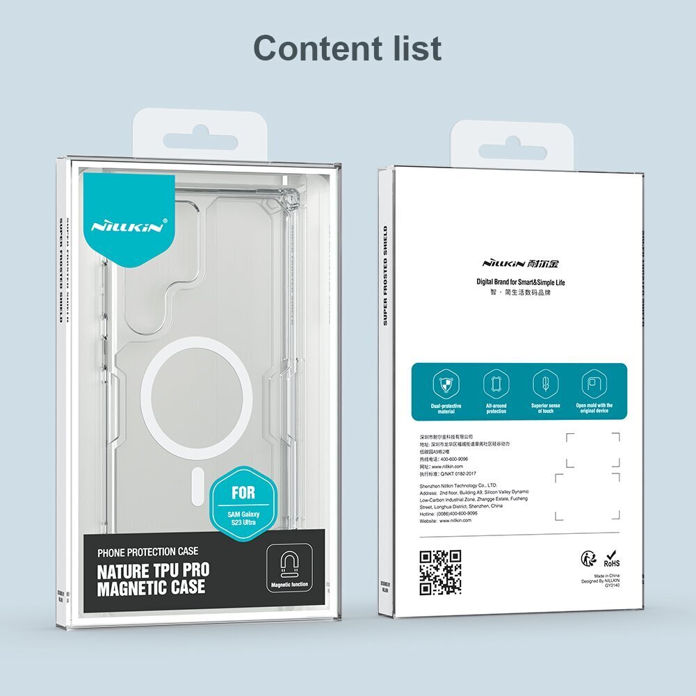 Nillkin Magnetic Cover, läbipaistev цена и информация | Telefonide kaitsekaaned ja -ümbrised | hansapost.ee