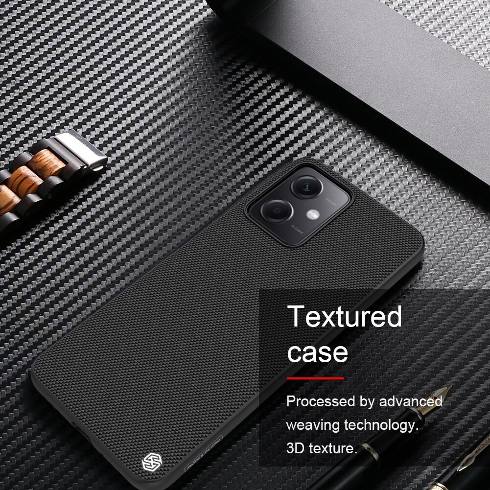 Nillkin Textured Hard Case, must hind ja info | Telefonide kaitsekaaned ja -ümbrised | hansapost.ee