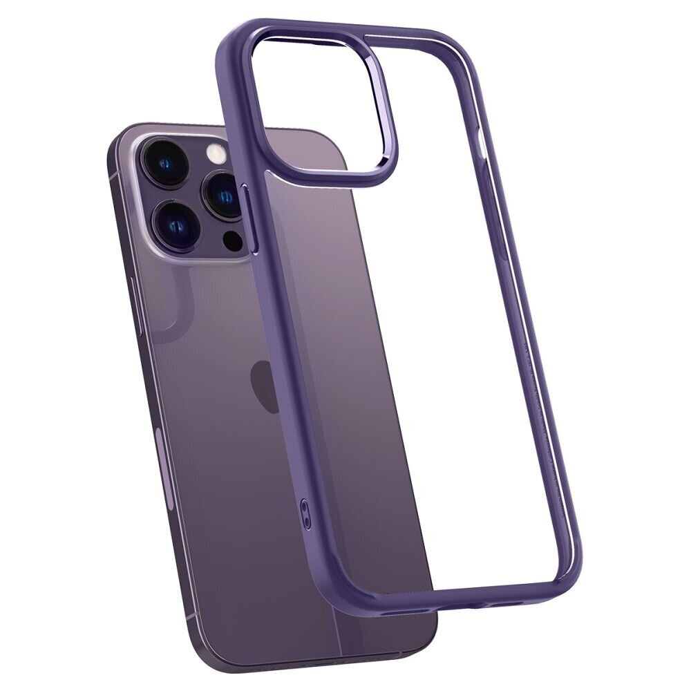 Spigen Ultra Hybrid iPhone 14 Pro, deep purple цена и информация | Telefonide kaitsekaaned ja -ümbrised | hansapost.ee