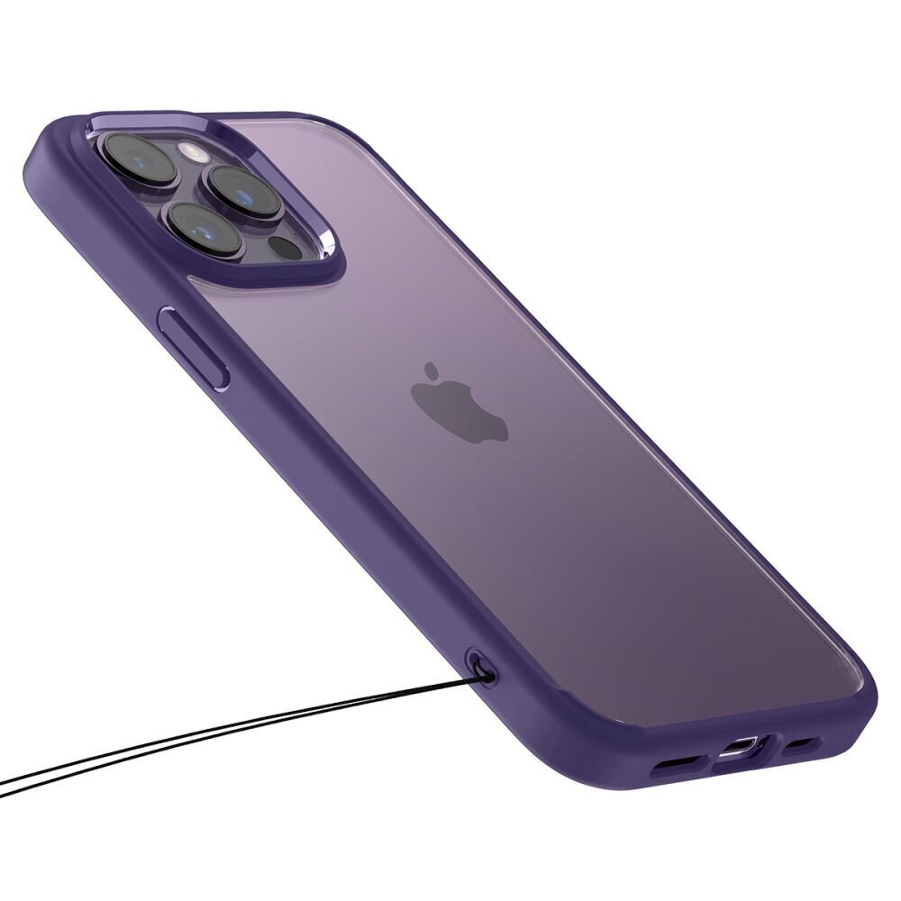 Spigen Ultra Hybrid iPhone 14 Pro, deep purple цена и информация | Telefonide kaitsekaaned ja -ümbrised | hansapost.ee