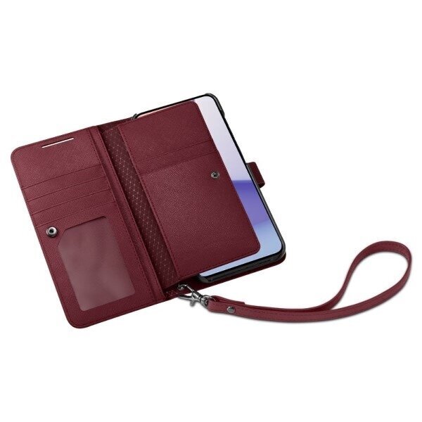Spigen Wallet S Plus, punane цена и информация | Telefonide kaitsekaaned ja -ümbrised | hansapost.ee
