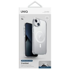 UNIQ etui Combat iPhone 14 6,1" Magclick Charging przeźroczysty|dove satin clear цена и информация | Чехлы для телефонов | hansapost.ee