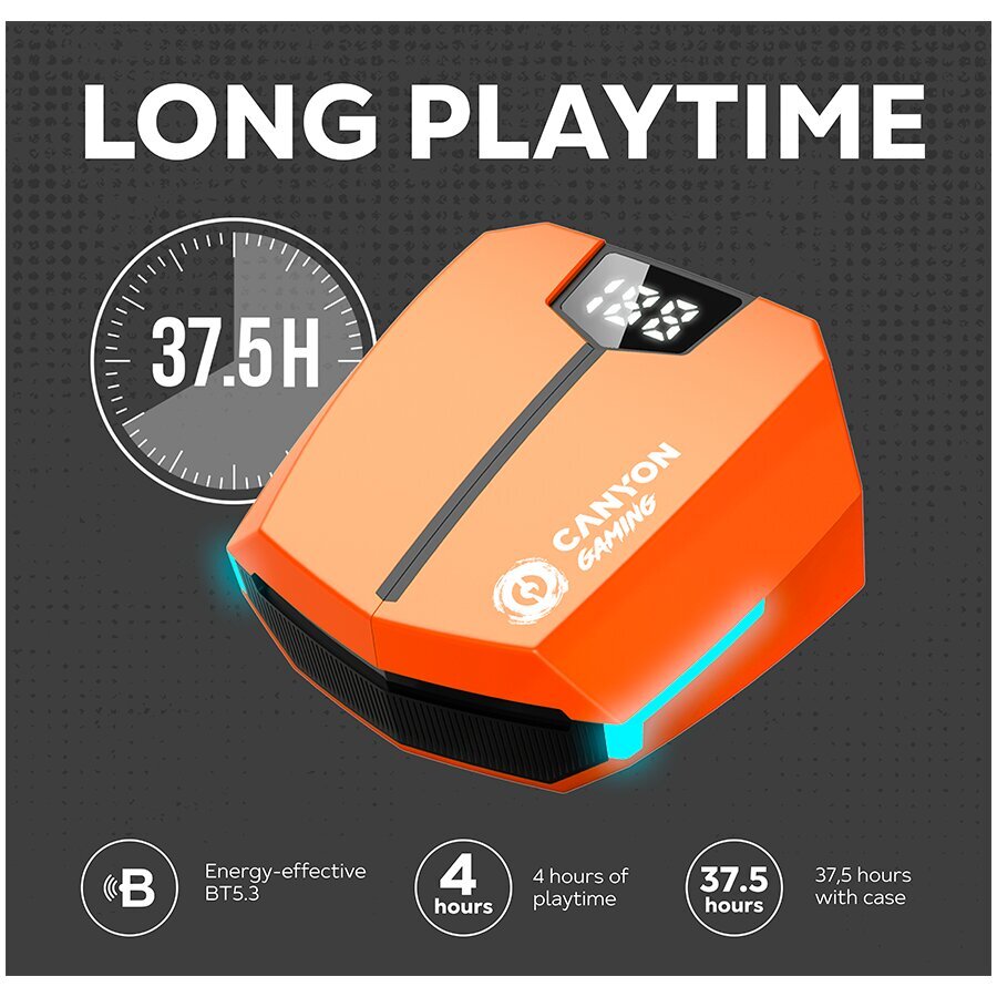 Canyon DoubleBee GTWS-2 Orange CND-GTWS2O hind ja info | Kõrvaklapid | hansapost.ee