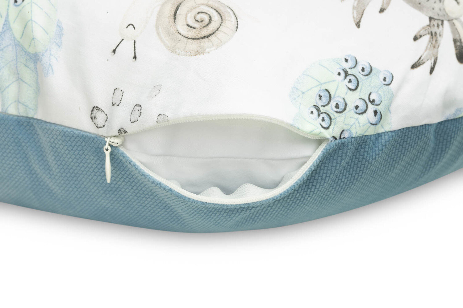 Söötmispadi Sensillo Rogal Velvet Sen Walk Blue, 62 cm hind ja info | Imetamispadjad, raseduspadjad | hansapost.ee