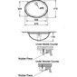Valamu Ideal Standard Oval Vasque 57x41x1,7 cm цена и информация | Vannitoa valamud, kraanikausid | hansapost.ee