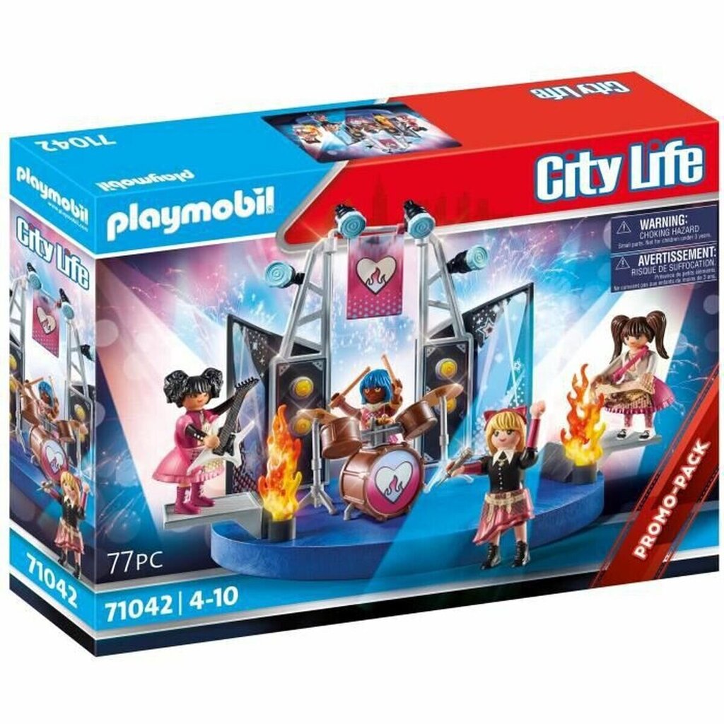 71042 Playmobil Linnaelu, 77 d. цена и информация | Klotsid ja konstruktorid | hansapost.ee