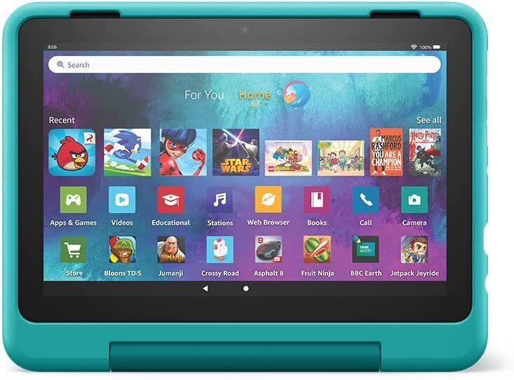 Amazon Fire HD 8 Kids Pro Hello Teal цена и информация | Tahvelarvutid | hansapost.ee