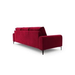 Трехместный диван Velvet Larnite, 222x102x90 см, цвет красный цена и информация | Диваны | hansapost.ee