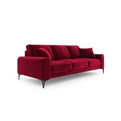 Трехместный диван Velvet Larnite, 222x102x90 см, цвет красный цена и информация | Диваны | hansapost.ee