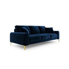 Трехместный диван Velvet Larnite, 222x102x90 см, синий цена и информация | Диваны | hansapost.ee