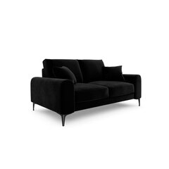 Двухместный диван Velvet Larnite, 172x102x90 см, цвет черный цена и информация | Диваны | hansapost.ee