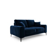 Двухместный диван Velvet Larnite, 172x102x90 см, темно-синий цена и информация | Диваны | hansapost.ee