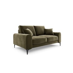 Двухместный диван Velvet Larnite, 172x102x90 см, зеленый цена и информация | Диваны | hansapost.ee