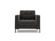 Tugitool Cosmopolitan Design Bali 1S-V, tumehall/must цена и информация | Tugitoolid | hansapost.ee