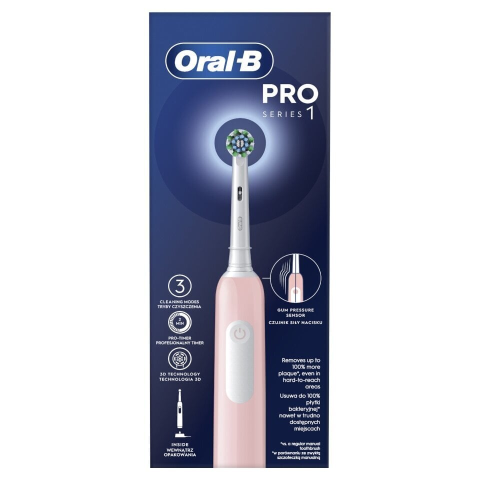 Oral-B Pro Series 1 Pink Cross Action цена и информация | Elektrilised hambaharjad | hansapost.ee
