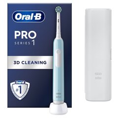 Oral-B Pro Series 1 Caribeean Blue + Travel Case hind ja info | Elektrilised hambaharjad | hansapost.ee