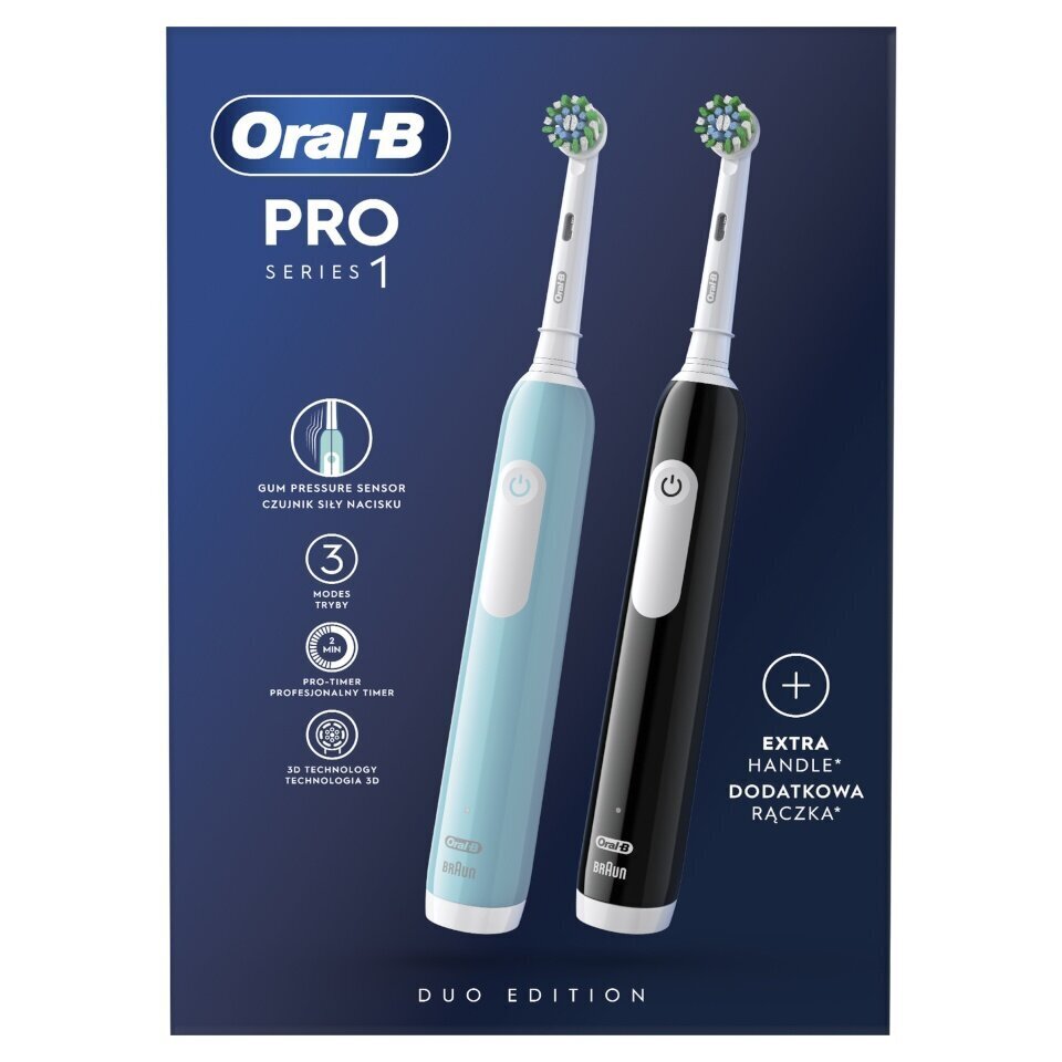 Oral-B Pro Series 1 + Duo pack цена и информация | Elektrilised hambaharjad | hansapost.ee