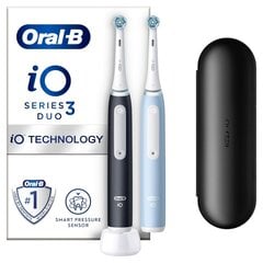 Oral-B iO3 Series Matt Black/Ice Blue Duo Pack hind ja info | Elektrilised hambaharjad | hansapost.ee