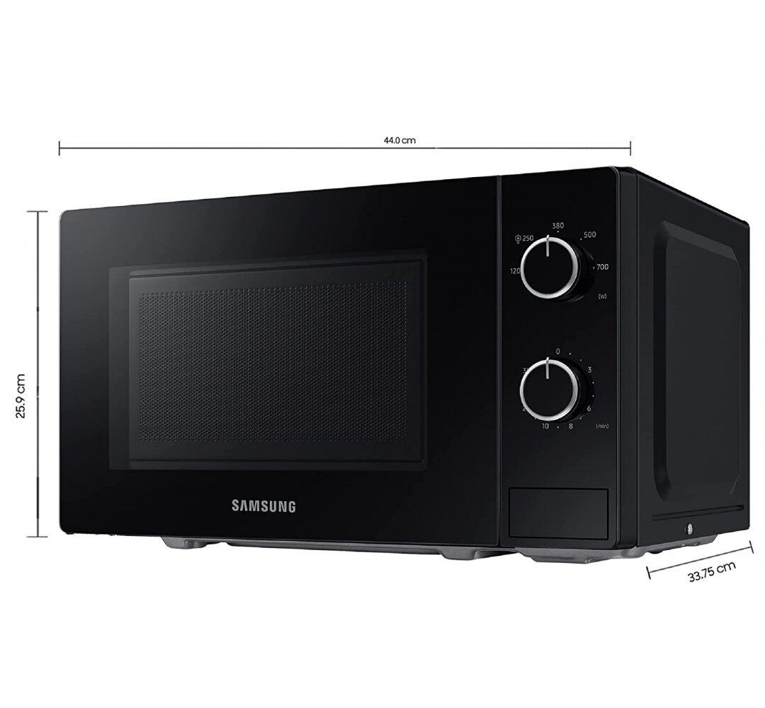 Mikrolaineahi Samsung MS20A3010AL/BA maht 20L must цена и информация | Mikrolaineahjud | hansapost.ee