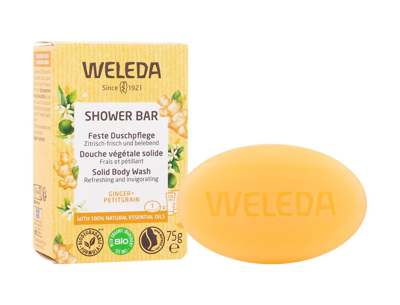 Seep Weleda Shower Bar Energiat andev 75 g цена и информация | Seebid | hansapost.ee