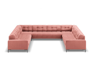 Мягкий уголок Cosmopolitan Design Bali 9S-VU, розовый/черный цена и информация | Угловые диваны | hansapost.ee