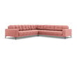 Universaalne pehme nurgadiivan Cosmopolitan Design Bali 6S-V, roosa/must цена и информация | Nurgadiivanid ja nurgadiivanvoodid | hansapost.ee