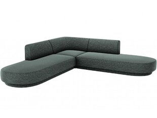 Simetrinė kampinė sofa Micadoni Miley, 220 x 220 x 74, žalia цена и информация | Диваны | hansapost.ee
