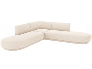 Симметричный угловой диван Micadoni Miley, 220 x 220 x 74, белый цена и информация | Диваны | hansapost.ee