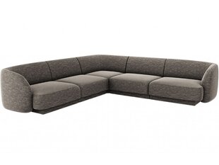 Симметричный угловой диван Micadoni Miley, 252 х 252 х 74, серый цена и информация | Диваны | hansapost.ee