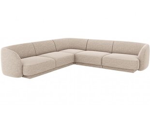Симметричный угловой диван Micadoni Miley, 252 x 252 x 74, бежевый цена и информация | Диваны | hansapost.ee