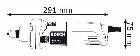 Sirglihvija Bosch GGS 28 C Professional 0601220000 hind ja info | Lihvmasinad | hansapost.ee