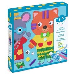 Loominguline komplekt Collages-Little lovers Djeco DJ00072 price and information | Educational children's toys | hansapost.ee