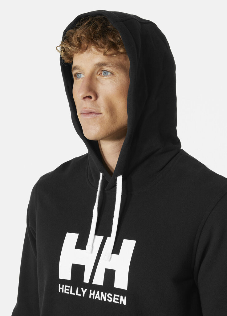 Helly Hansen meeste dressipluus HH LOGO, must цена и информация | Pusad meestele | hansapost.ee