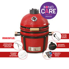 Keraamiline grill KAMADO BONO MINIMO 40 cm, punane hind ja info | Grillid | hansapost.ee