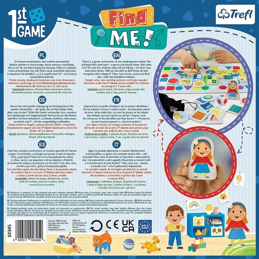 Lauamäng Trefl Find Me! EN цена и информация | Lauamängud ja mõistatused perele | hansapost.ee