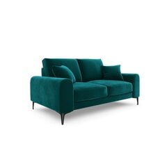 Двухместный диван Velvet Larnite, 172x102x90 см, зеленый цена и информация | Диваны | hansapost.ee
