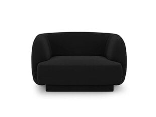 Бархатное кресло Micadoni Miley, 109 x 85 x 74, черный цвет цена и информация | Кресла для отдыха | hansapost.ee