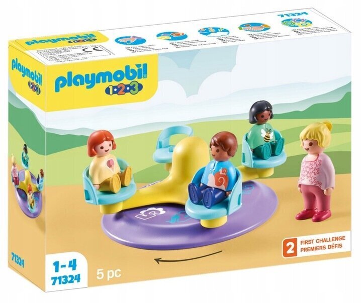 71324 Playmobil 1.2.3: Numbrite karussell цена и информация | Klotsid ja konstruktorid | hansapost.ee