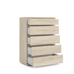 Nova Chest 5 drawers - Parcel Oak structure цена и информация | Комоды | hansapost.ee