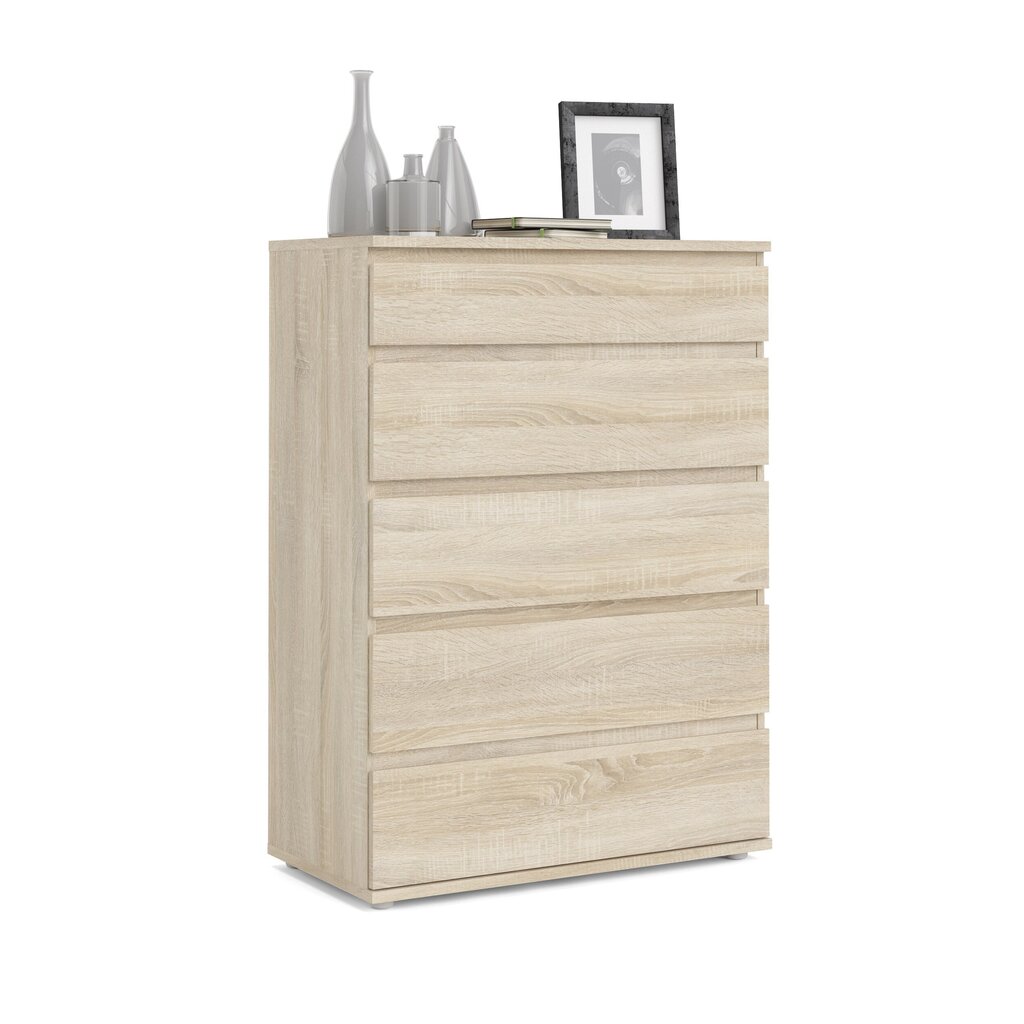 Nova Chest 5 drawers - Parcel Oak structure hind ja info | Kummutid | hansapost.ee