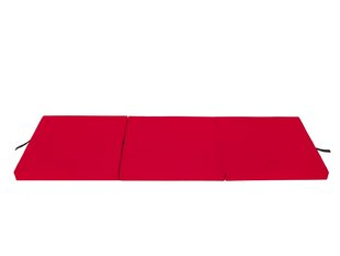 Складной матрас Hobbygarden Alex L, 60x180 см, красный цена и информация | Матрасы | hansapost.ee
